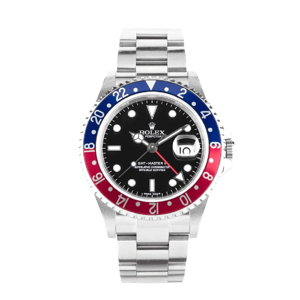 Pre-Owned Rolex GMT Master II "Stick Dial” Coke/Pepsi 16710B