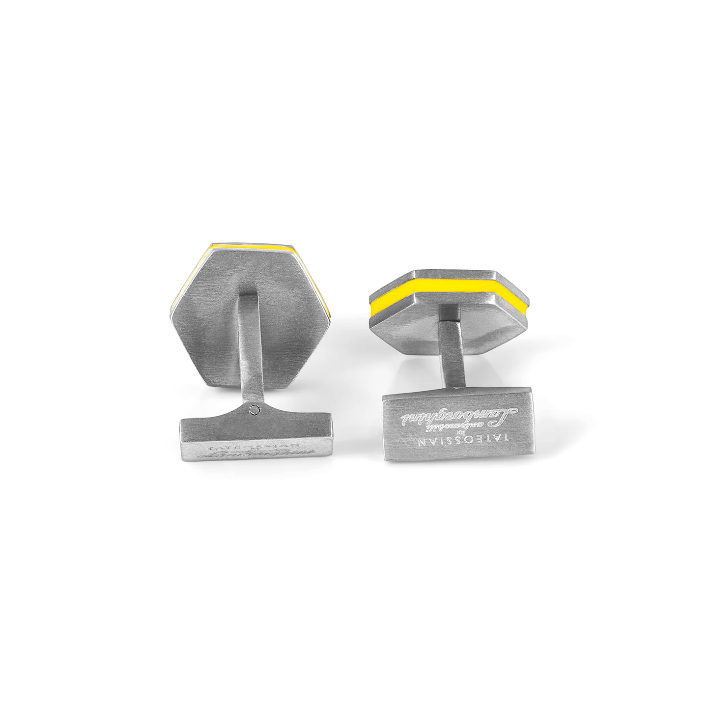 Tateossian Automobili Lamborghini Hex Carbon Cufflinks