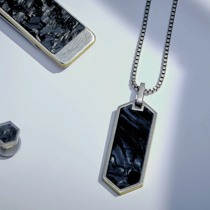 Tateossian Automobili Lamborghini Hex Necklace