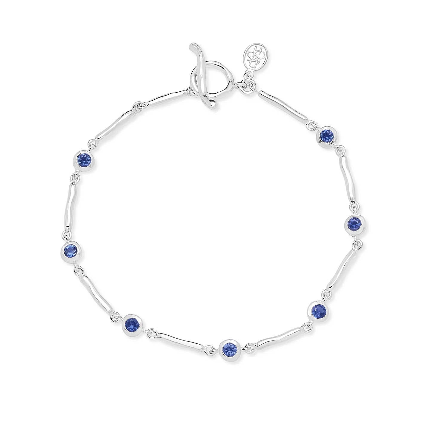 Dower & Hall Dewdrops Link Bracelet TWB24-S-BSAPP