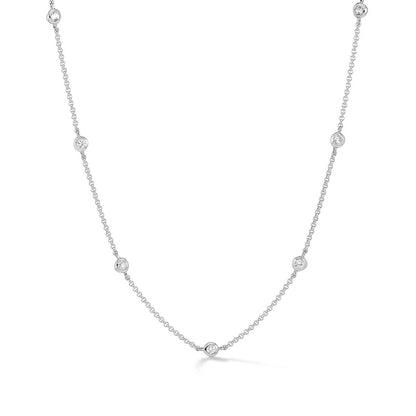 Dower & Hall Dewdrop Chain Necklace TWN11-S-WSAPP-18