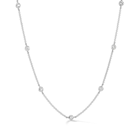 Dower & Hall Dewdrop Chain Necklace TWN11-S-WSAPP-18