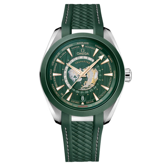 Omega Aqua Terra 150M GMT Worldtimer 220.32.43.22.10.001