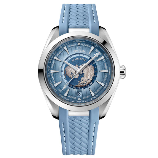 Omega Aqua Terra 150M GMT Worlditmer 220.12.43.22.03.002