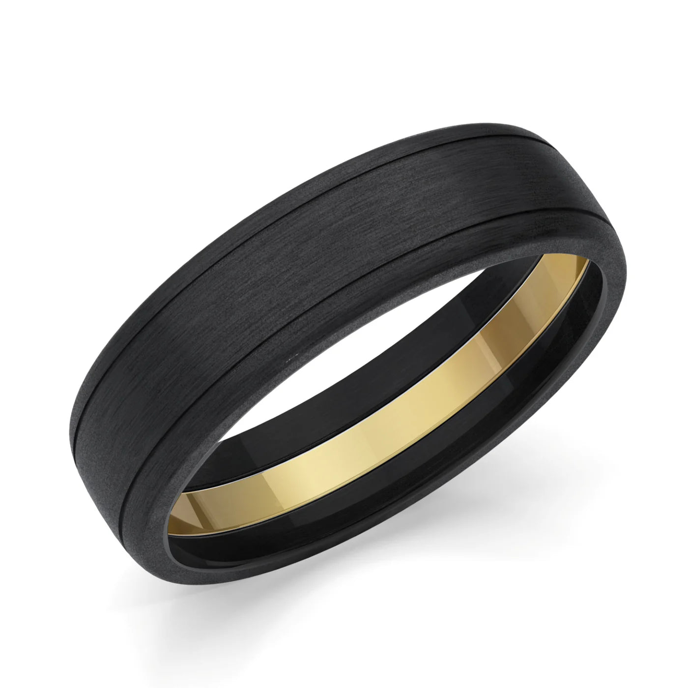 Zedd Pure Zirconium Men's Wedding Band 6mm ZT326/104