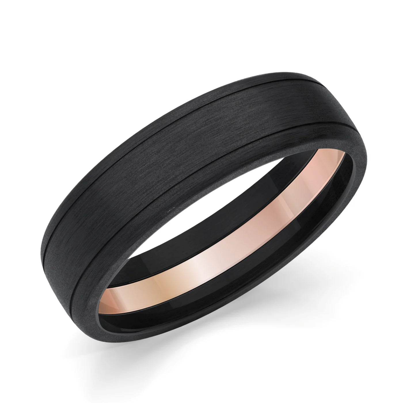 Zedd Pure Zirconium Men's Wedding Band 6mm ZT326/104