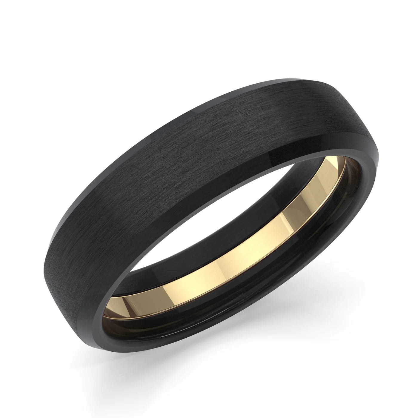 Zedd Pure Zirconium Men's Wedding Band 6mm ZZ326/4A