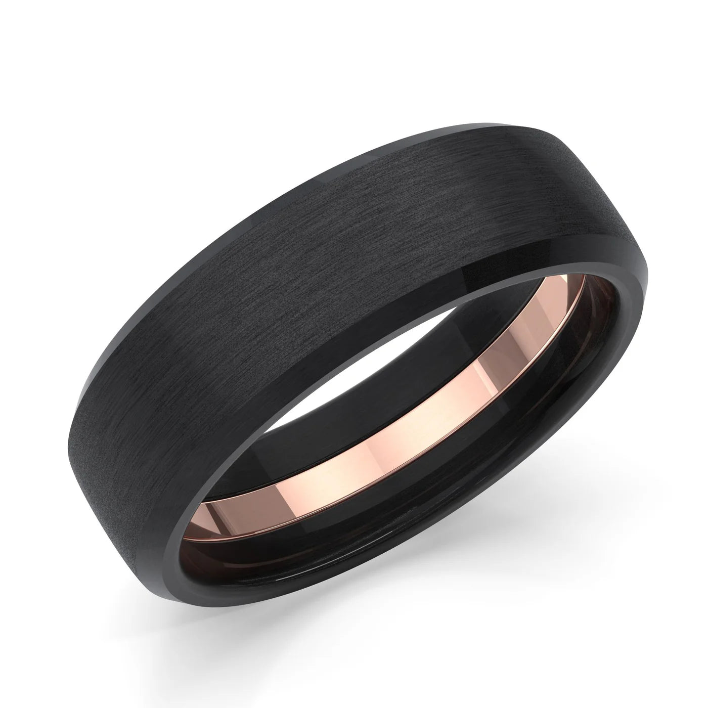 Zedd Pure Zirconium Men's Wedding Band 7mm ZT327/4A