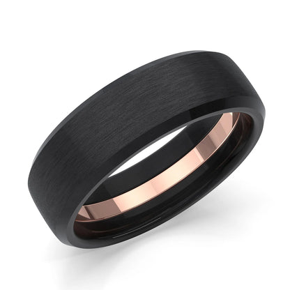 Zedd Pure Zirconium Men's Wedding Band 7mm ZT327/4A
