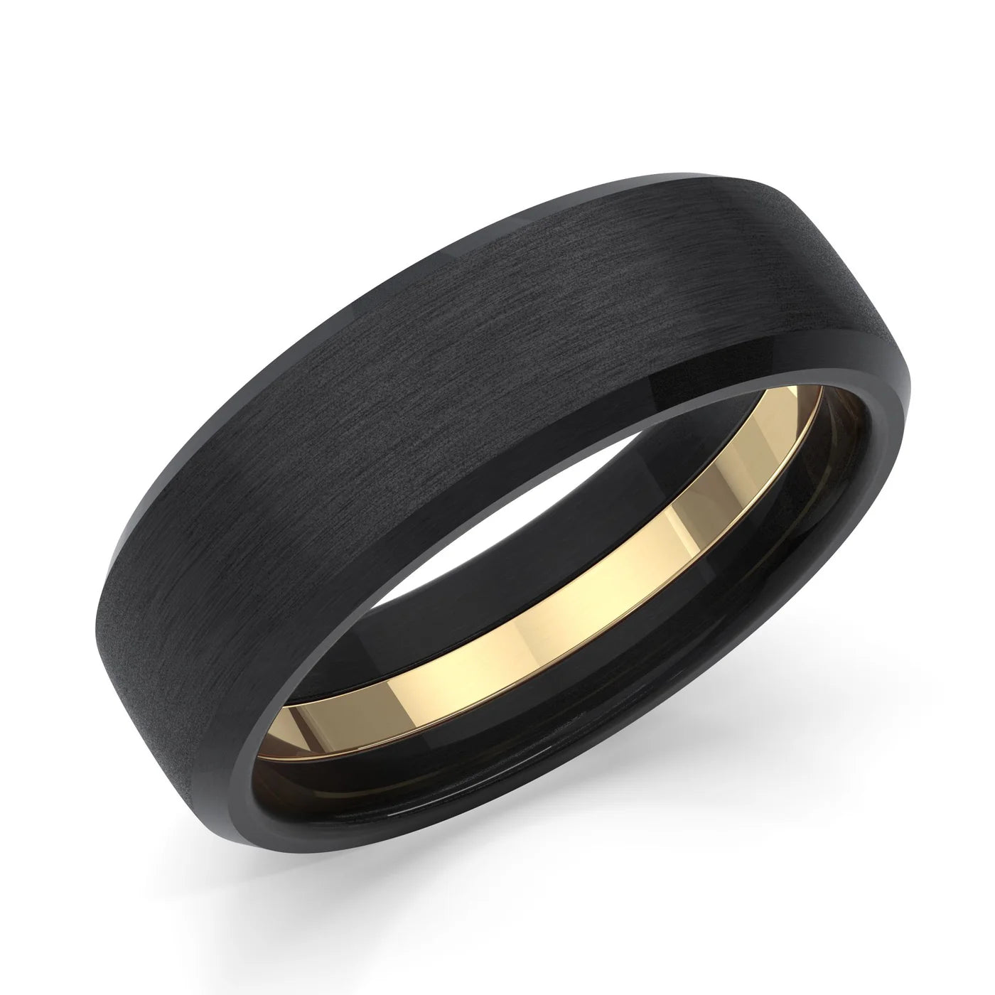 Zedd Pure Zirconium Men's Wedding Band 7mm ZT327/4A