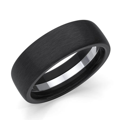 Zedd Pure Zirconium Men's Wedding Band 7mm ZT327