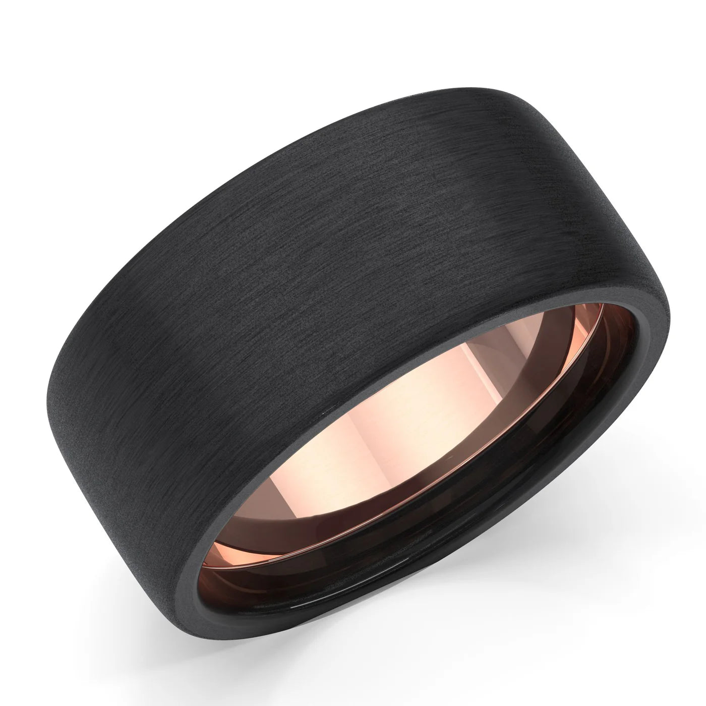 Zedd Pure Zirconium Men's Wedding Band 10mm ZZ3210