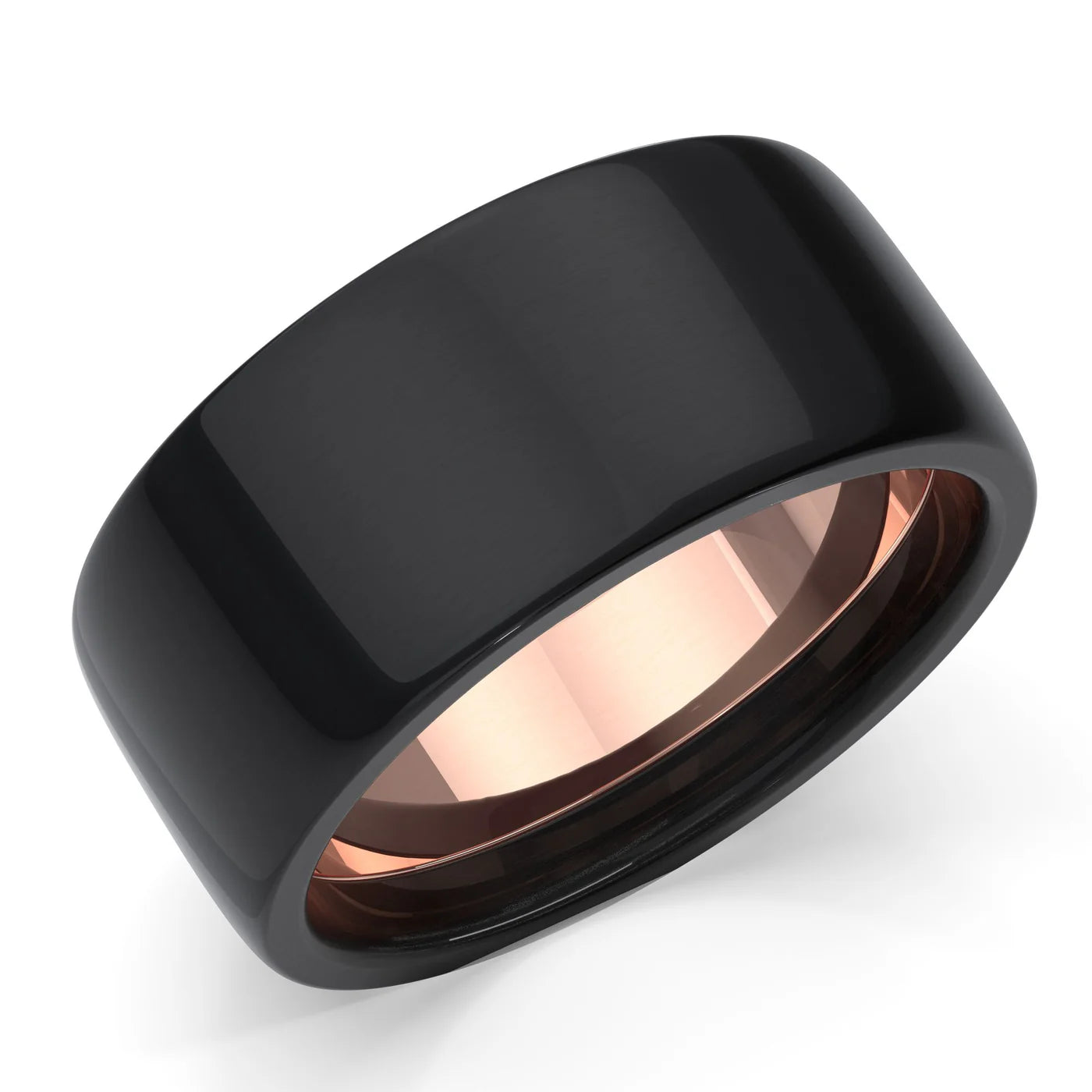 Zedd Pure Zirconium Men's Wedding Band 10mm ZZ3210