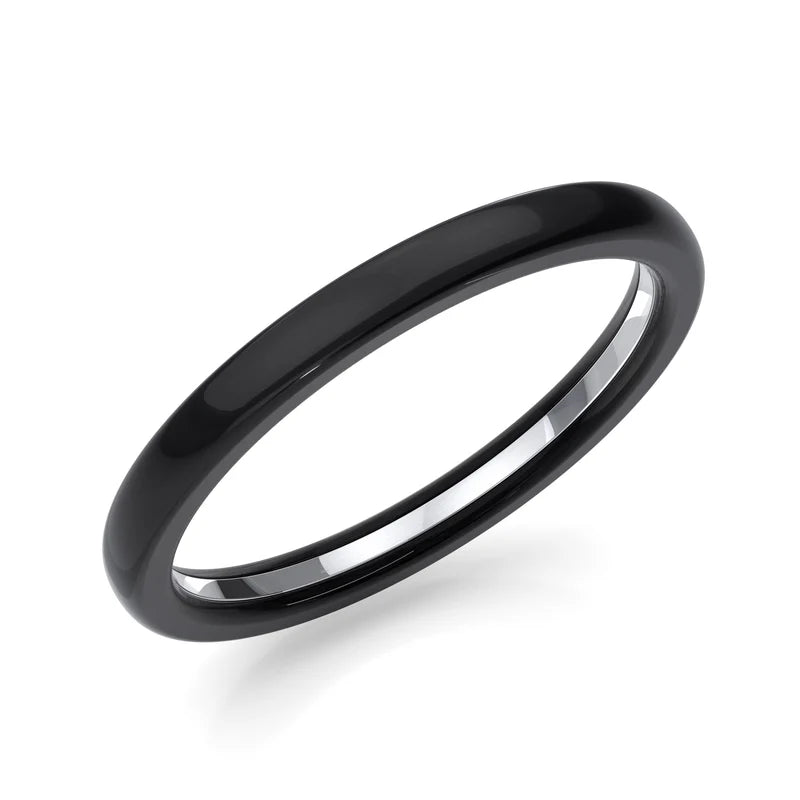 Zedd Pure Zirconium Men's Wedding Band 2.5mm