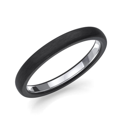 Zedd Pure Zirconium Men's Wedding Band 3mm