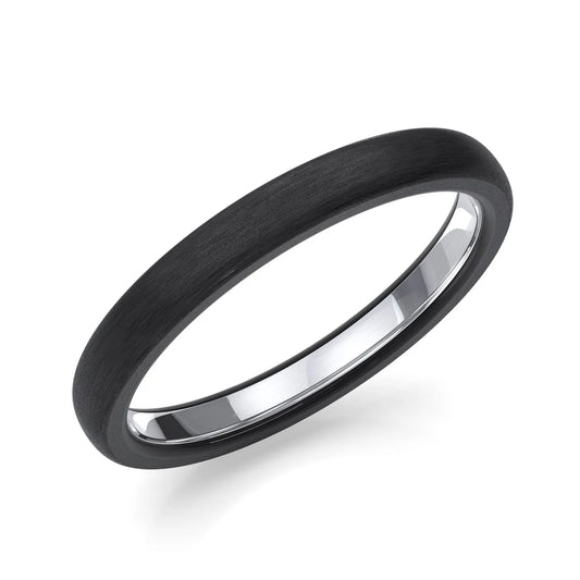 Zedd Pure Zirconium Men's Wedding Band 3mm
