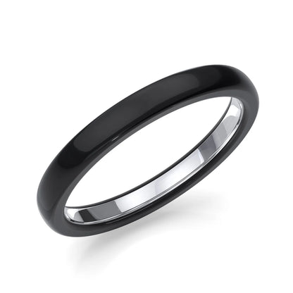 Zedd Pure Zirconium Men's Wedding Band 3mm