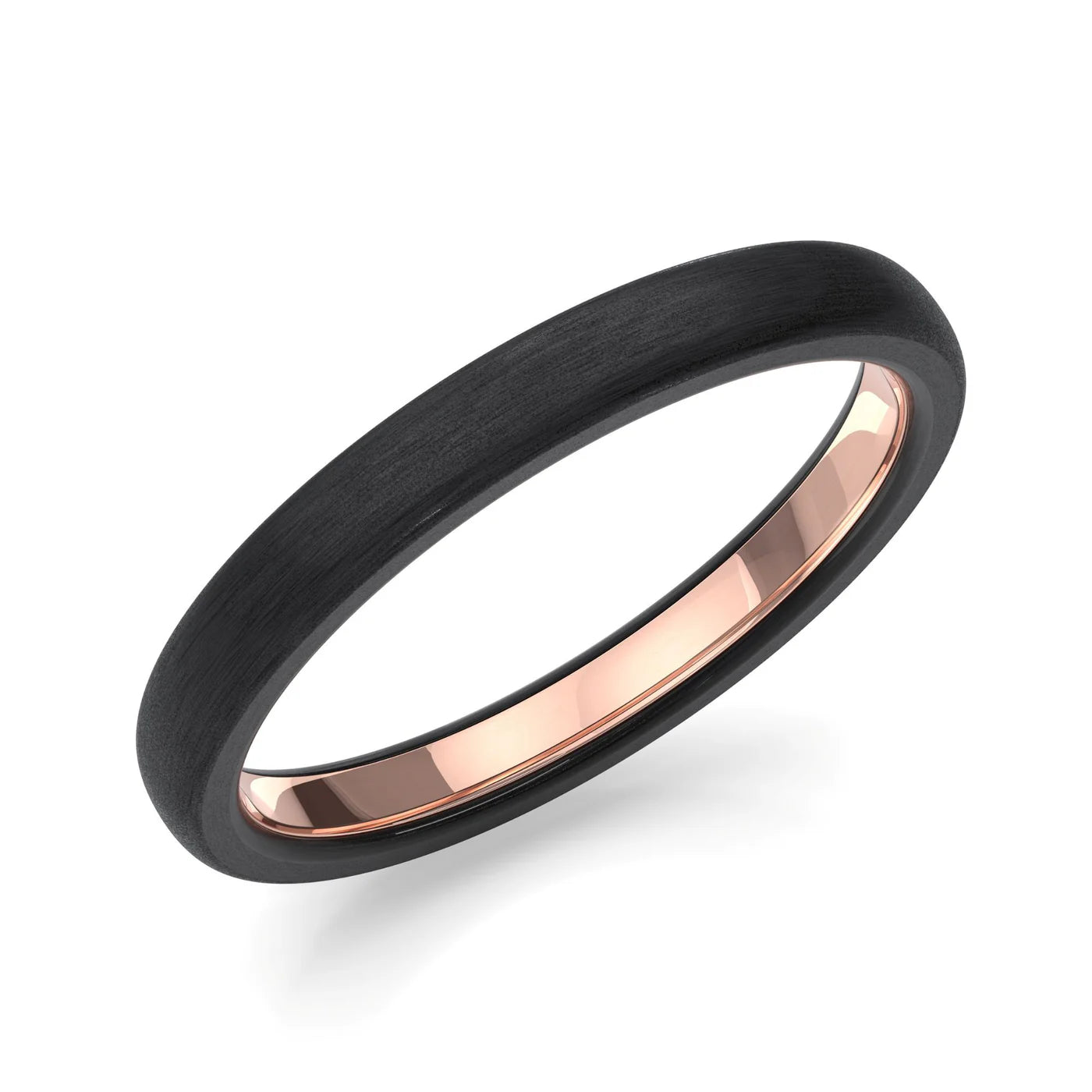 Zedd Pure Zirconium Men's Wedding Band 3mm