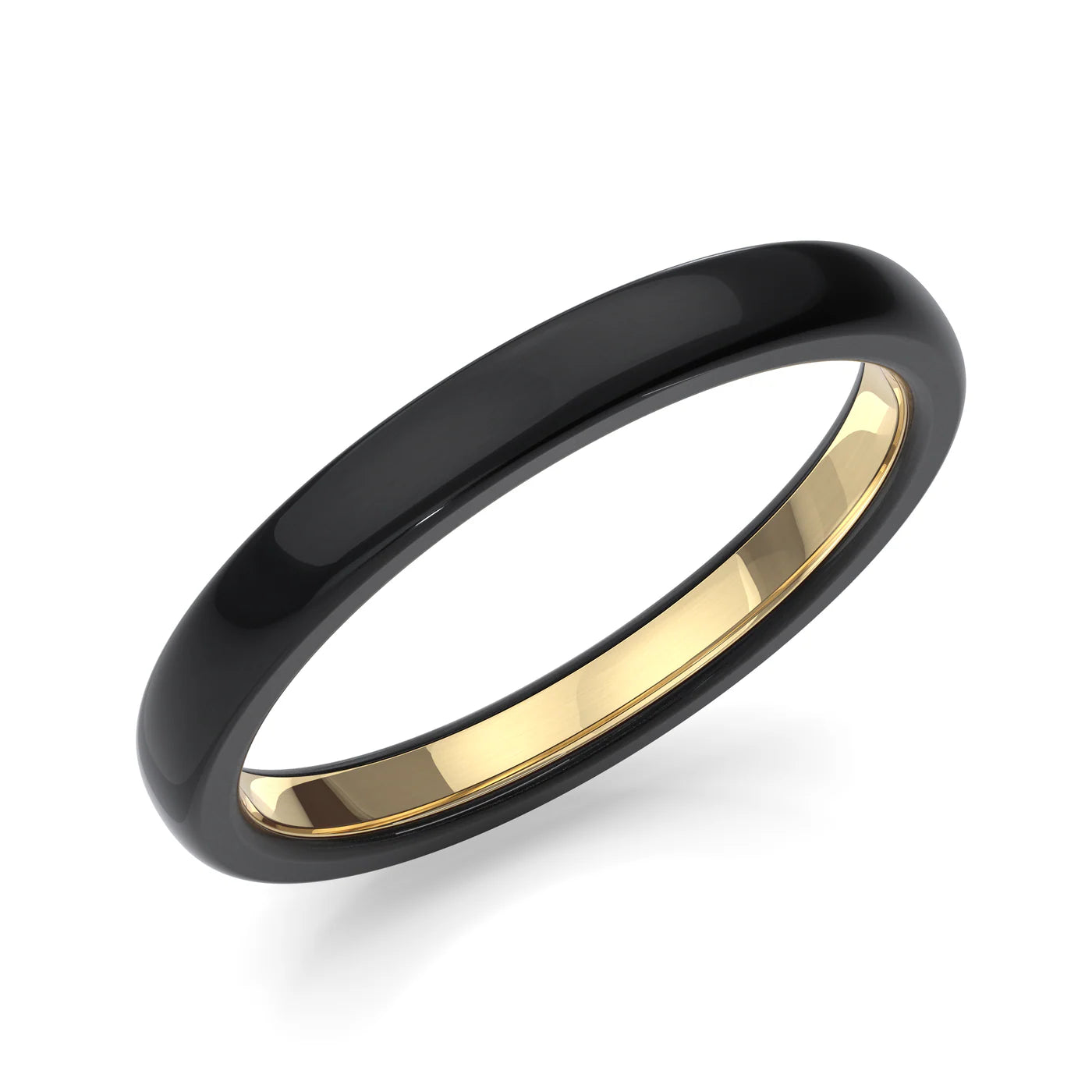 Zedd Pure Zirconium Men's Wedding Band 3mm