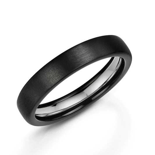 Zedd Pure Zirconium Men's Wedding Band 5mm