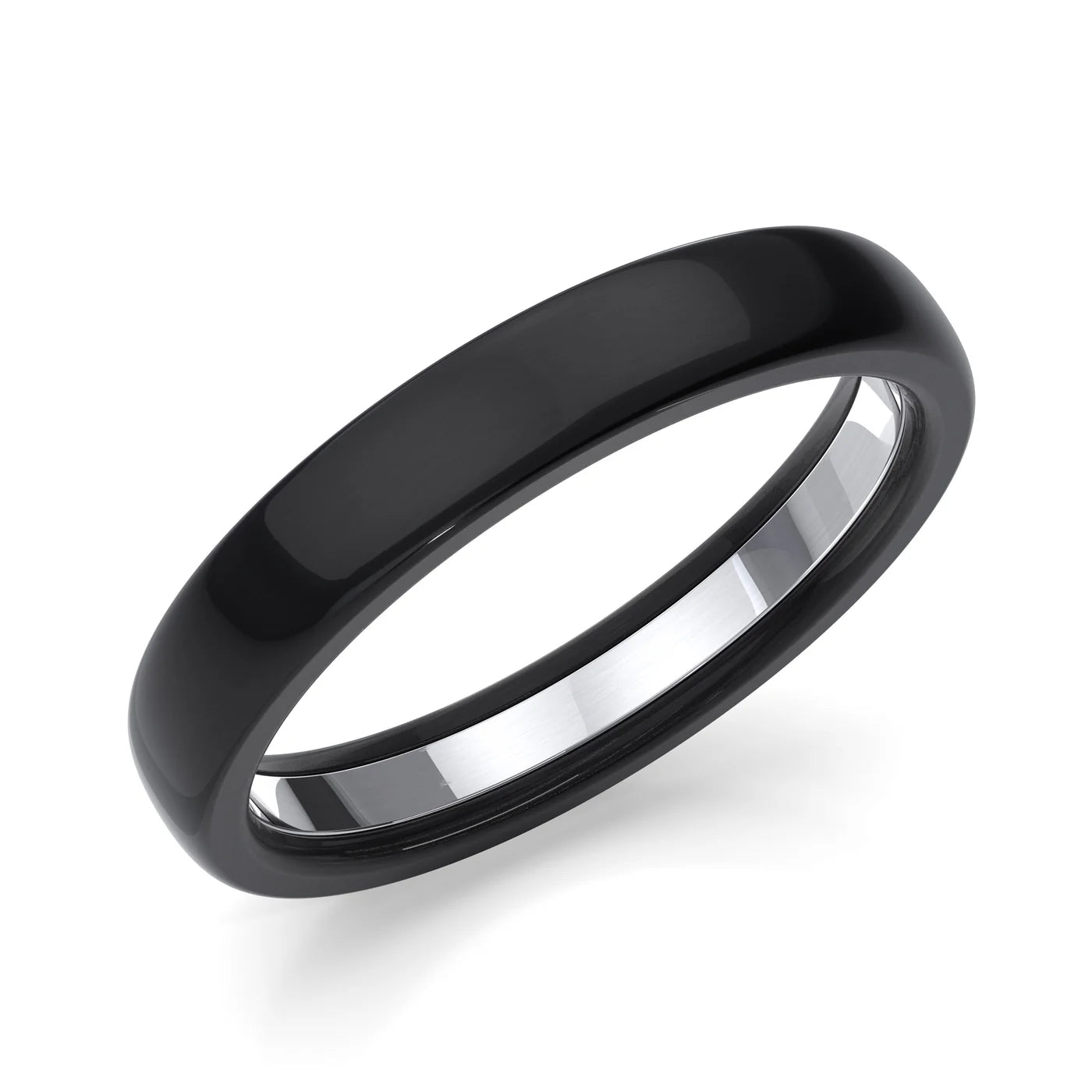 Zedd Pure Zirconium Men's Wedding Band 4mm