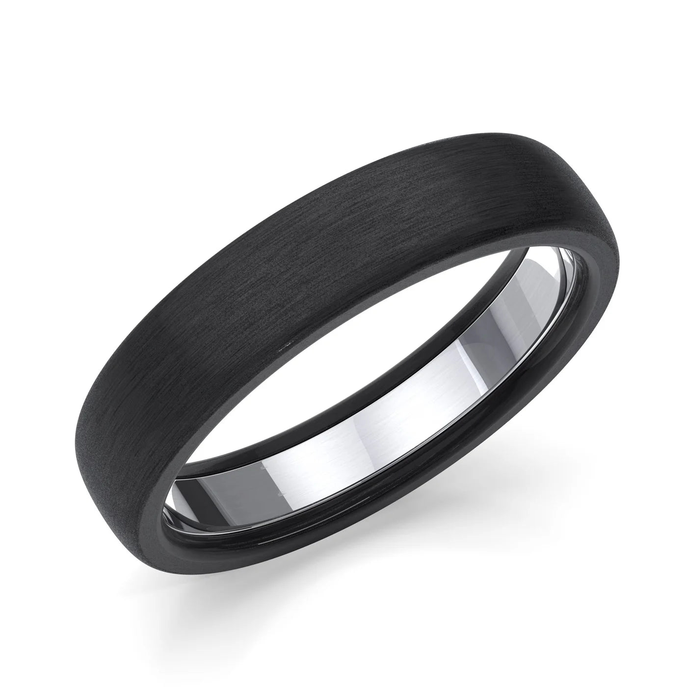 Zedd Pure Zirconium Men's Wedding Band 5mm