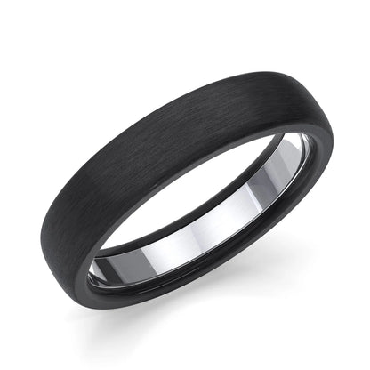 Zedd Pure Zirconium Men's Wedding Band 5mm