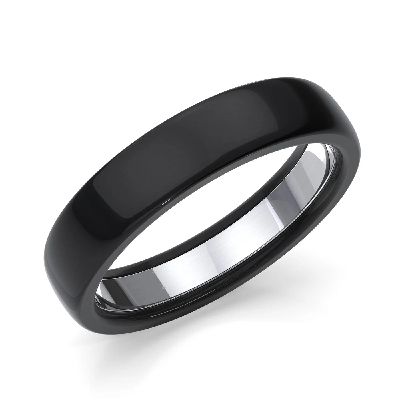 Zedd Pure Zirconium Men's Wedding Band 5mm