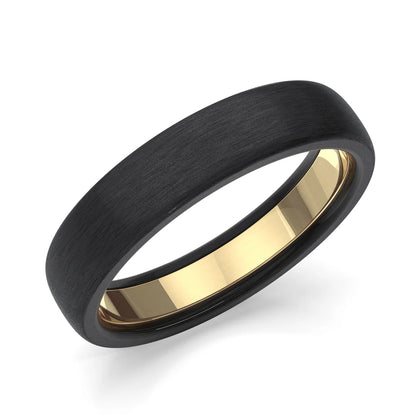 Zedd Pure Zirconium Men's Wedding Band 5mm