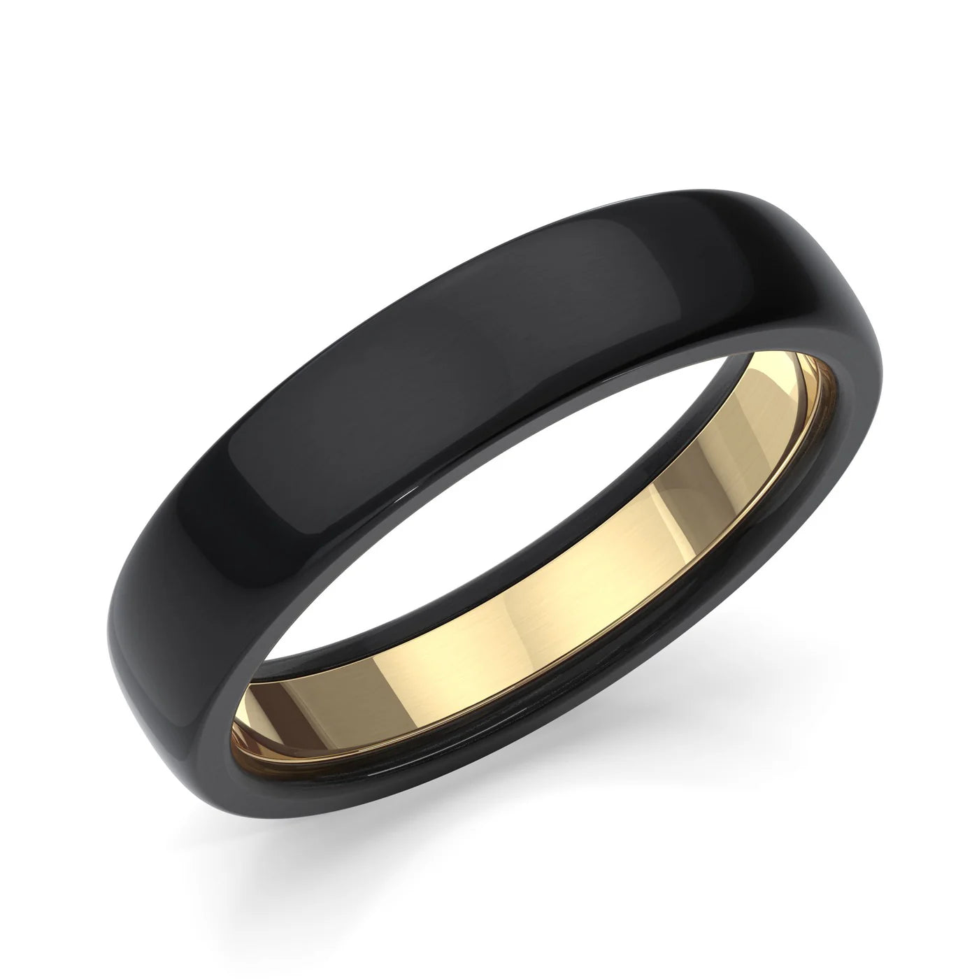 Zedd Pure Zirconium Men's Wedding Band 5mm
