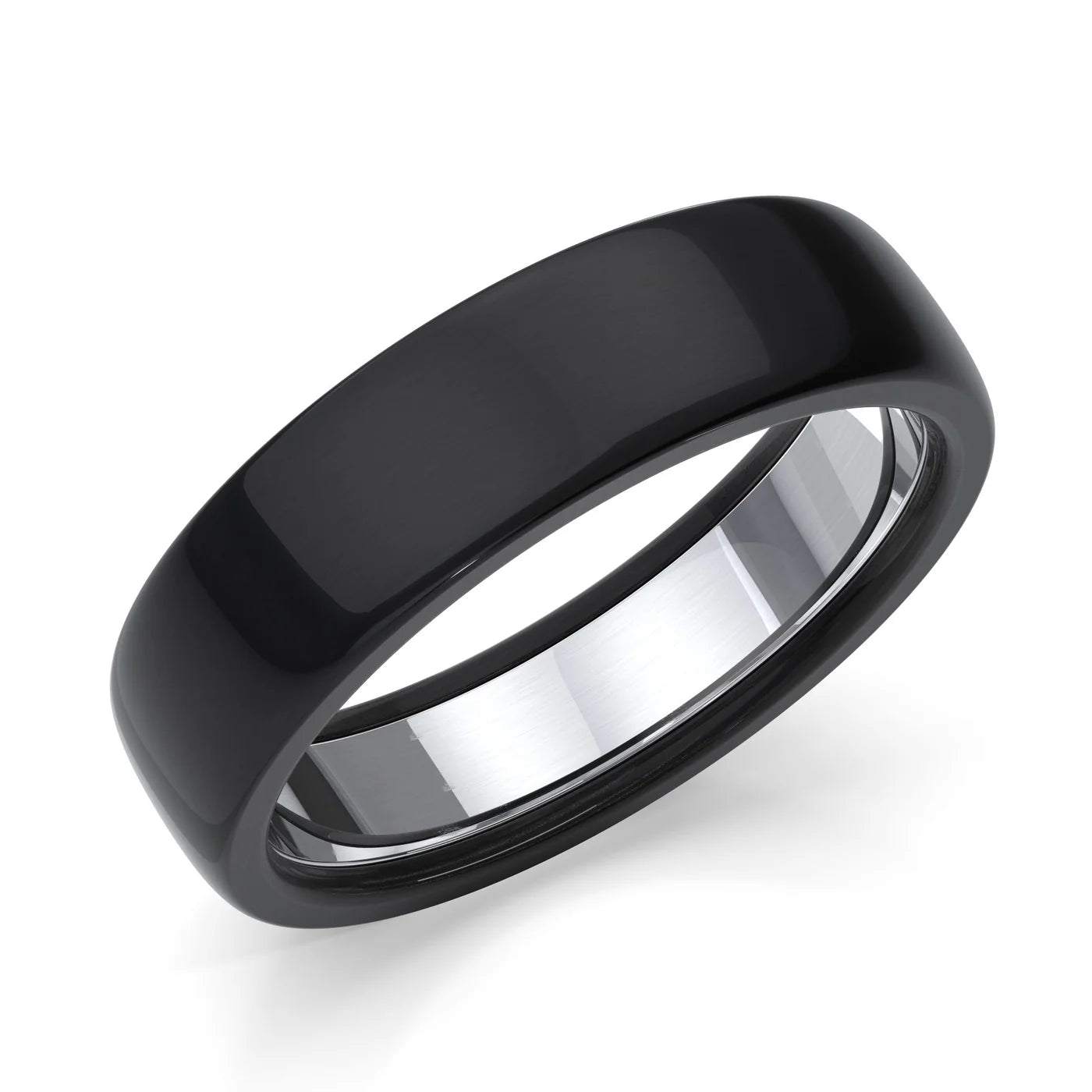 Zedd Pure Zirconium Men's Wedding Band 6mm