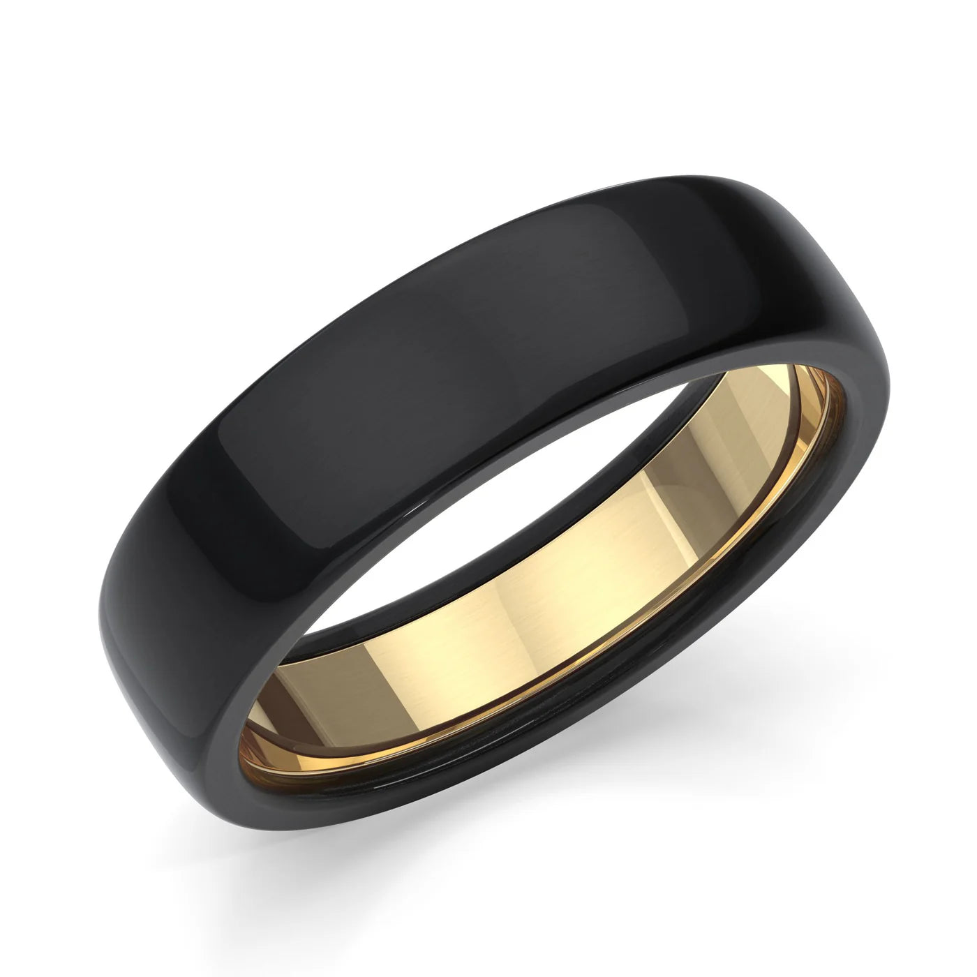 Zedd Pure Zirconium Men's Wedding Band 6mm