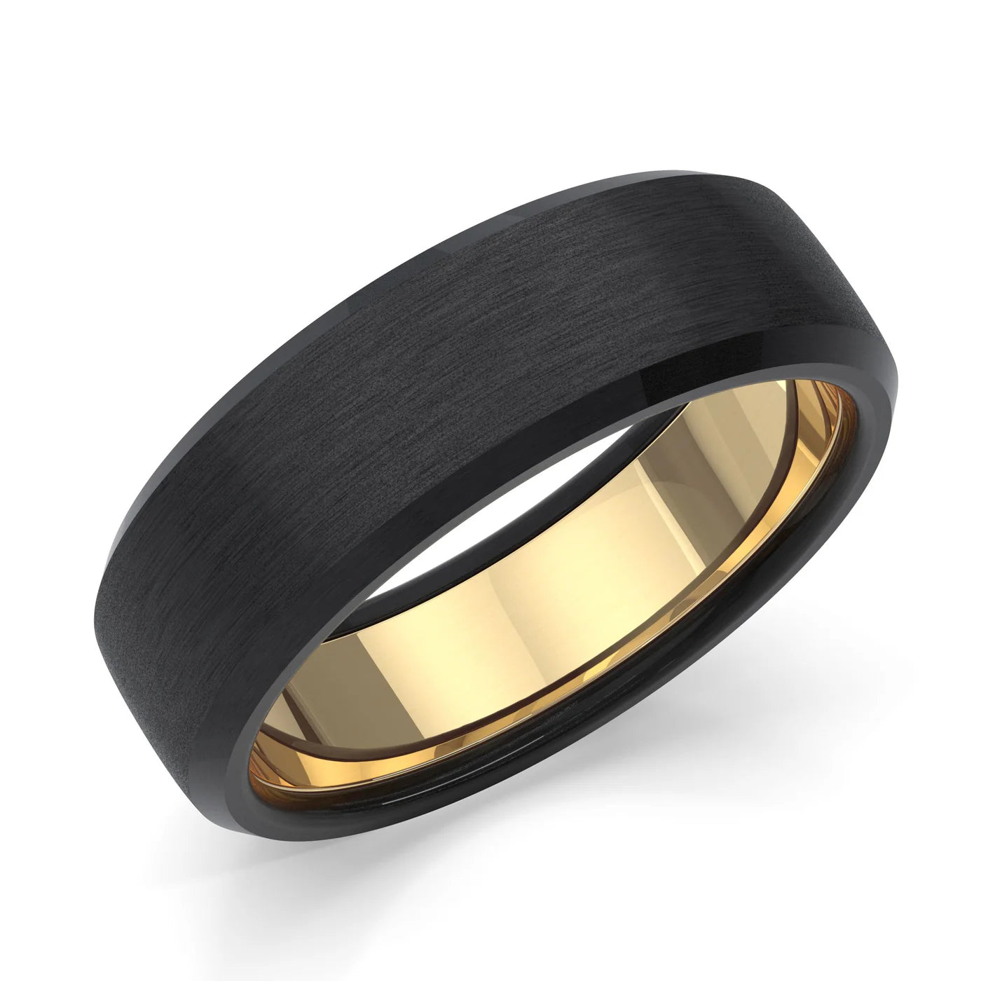 Zedd Pure Zirconium Men's Wedding Band 7mm ZZ327/4A