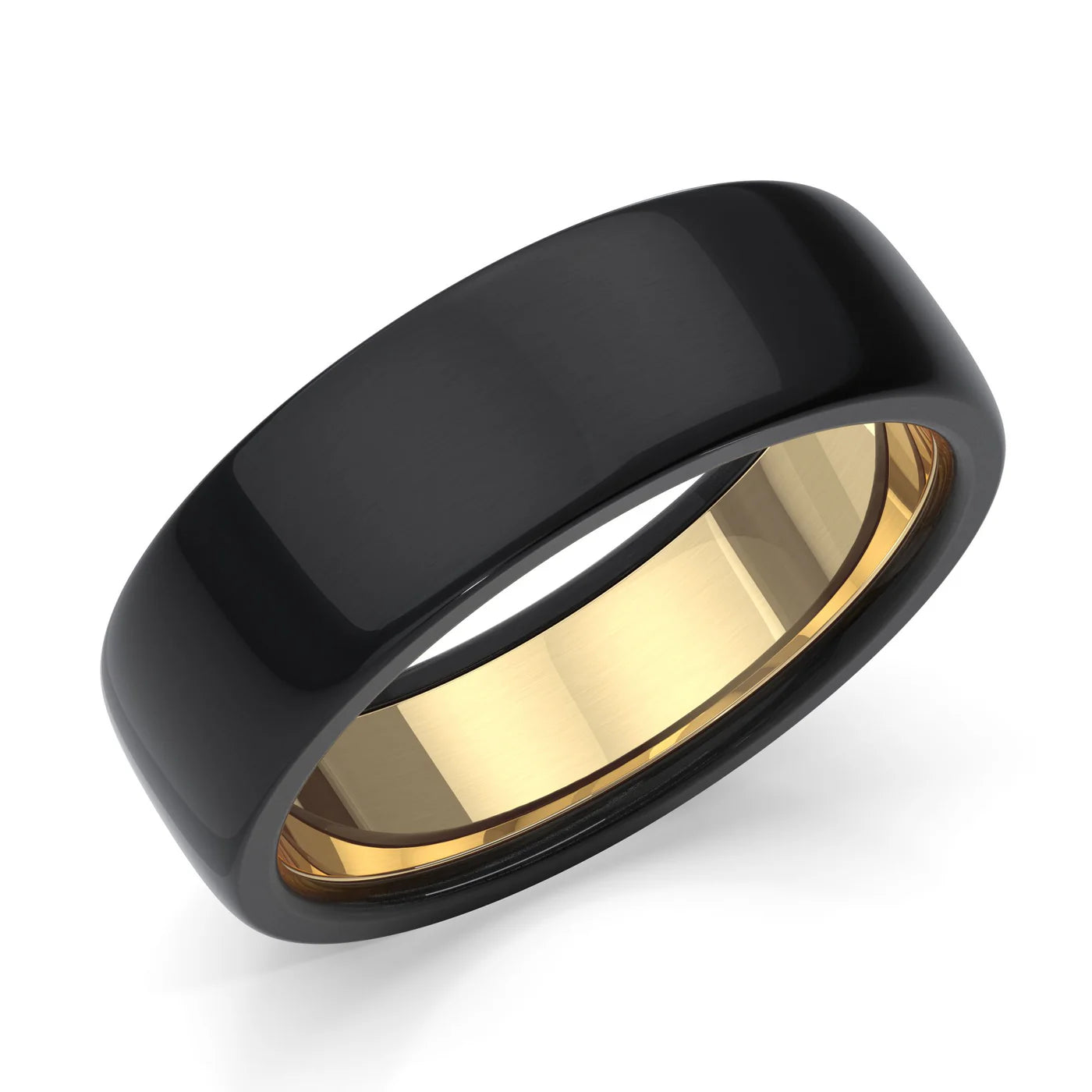 Zedd Pure Zirconium Men's Wedding Band 7mm ZZ327