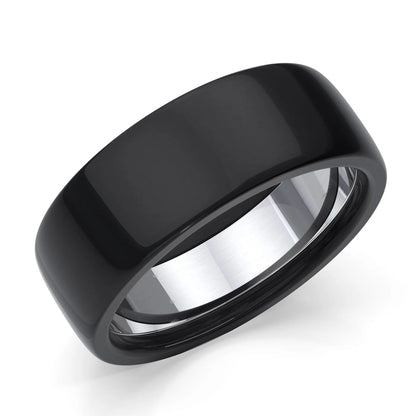 Zedd Pure Zirconium Men's Wedding Band 8mm ZZ328
