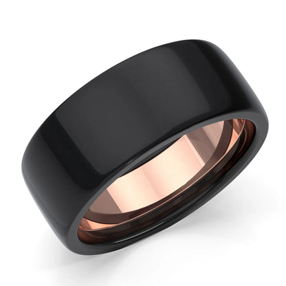 Zedd Pure Zirconium Men's Wedding Band 9mm ZZ329