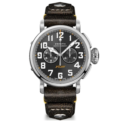 Pre-Owned ZENITH pilot Type 20 Chronograph Rescue 03.2434.4069