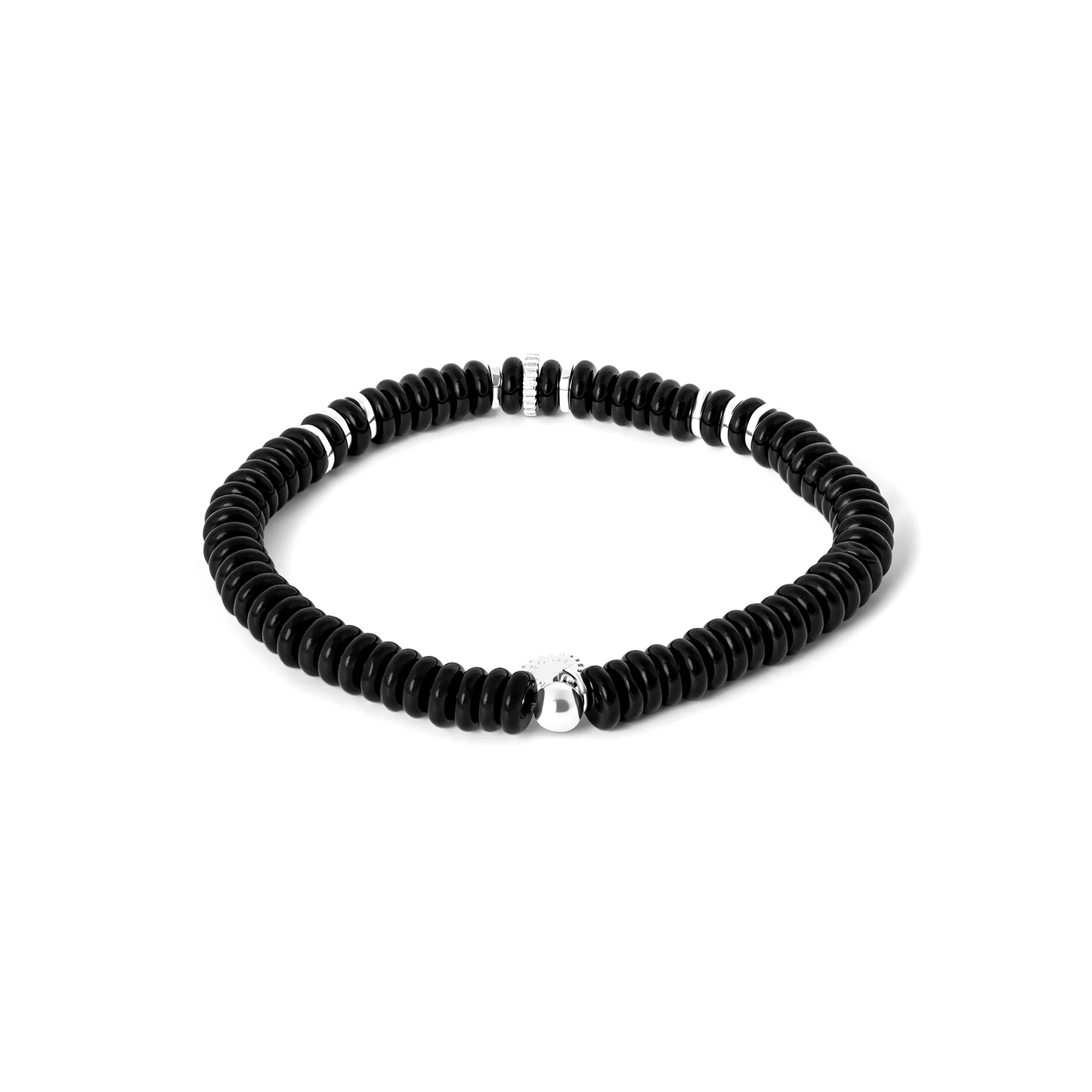Tateossian Positano Black Agate Large