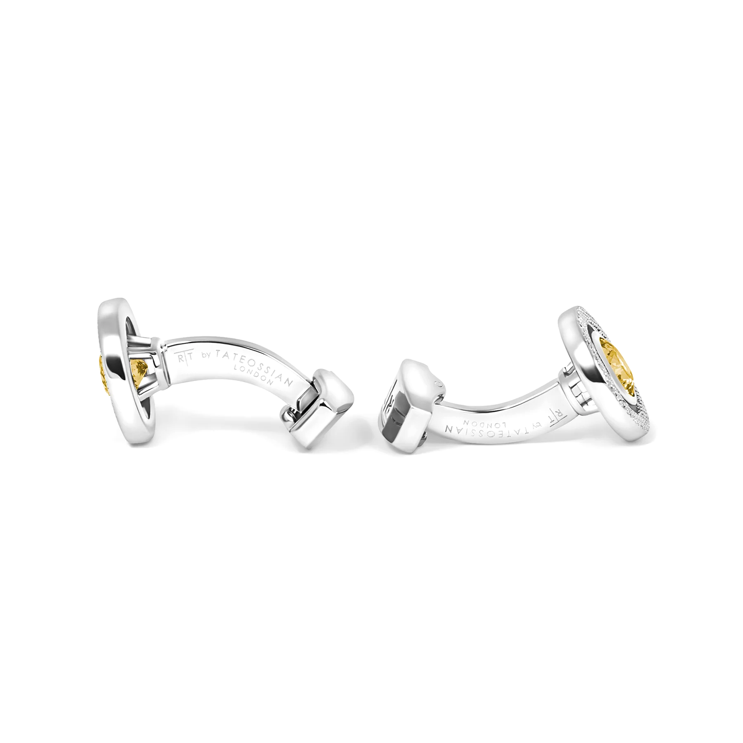 Tateossian Halo Champagne Cufflinks