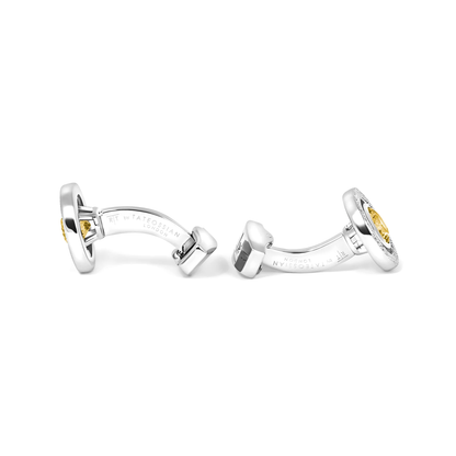 Tateossian Halo Champagne Cufflinks