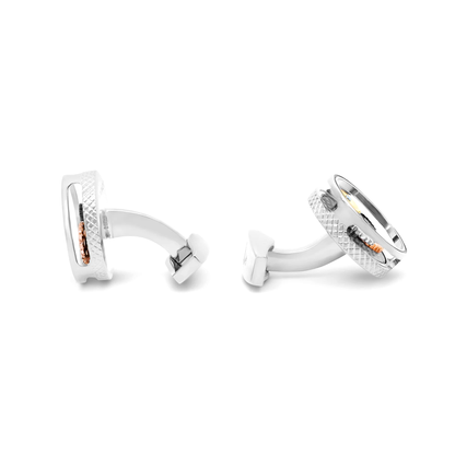 Tateossian Carbon Gear Cufflinks