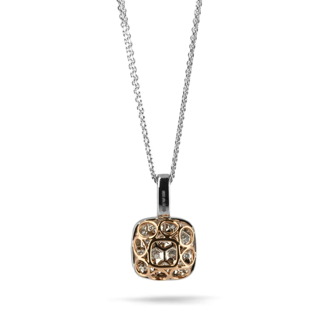 Beards Pave Diamond Necklace & Earring Set