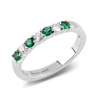 Soley Seven Stone Shared Claw Eternity Ring