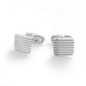 Beards Sterling Silver Cufflinks