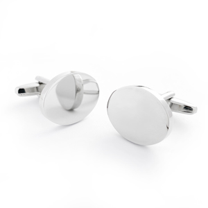 Beards Oval Cufflinks