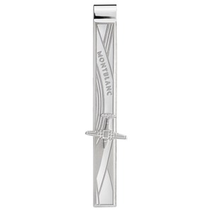 Montblanc Le Petit Prince Tie Bar in Stainless Steel with Aeroplane Engraving