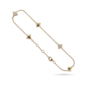 Beards Éventail Bracelet 18ct Yellow Gold & Diamond