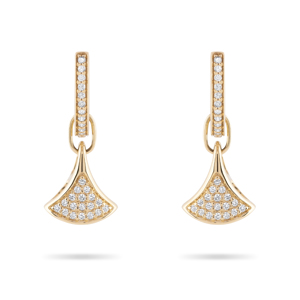 Beards Éventail Diamond Drop Convertible Earrings 18ct Yellow Gold & Diamond