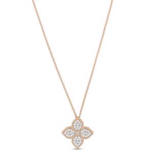 Roberto Coin PRINCESS FLOWER PENDANT WITH DIAMONDS