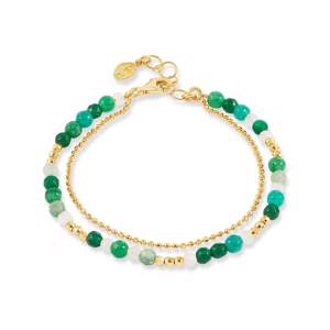 Dower & Hall Evergreen Faceted Bead Orissa Bracelet